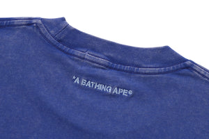 GARMENT DYE SPRAY PRINT COLLEGE RELAXED FIT TEE MENS