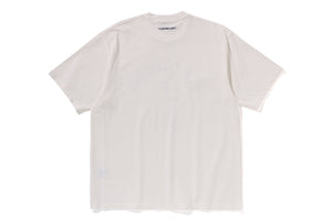 GARMENT DYE SPRAY PRINT COLLEGE RELAXED FIT TEE MENS