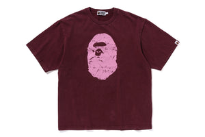 HEAVY WASHED APE HEAD RELAXED FIT TEE MENS