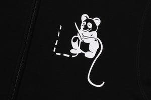 PANDA FULL ZIP HOODIE MENS